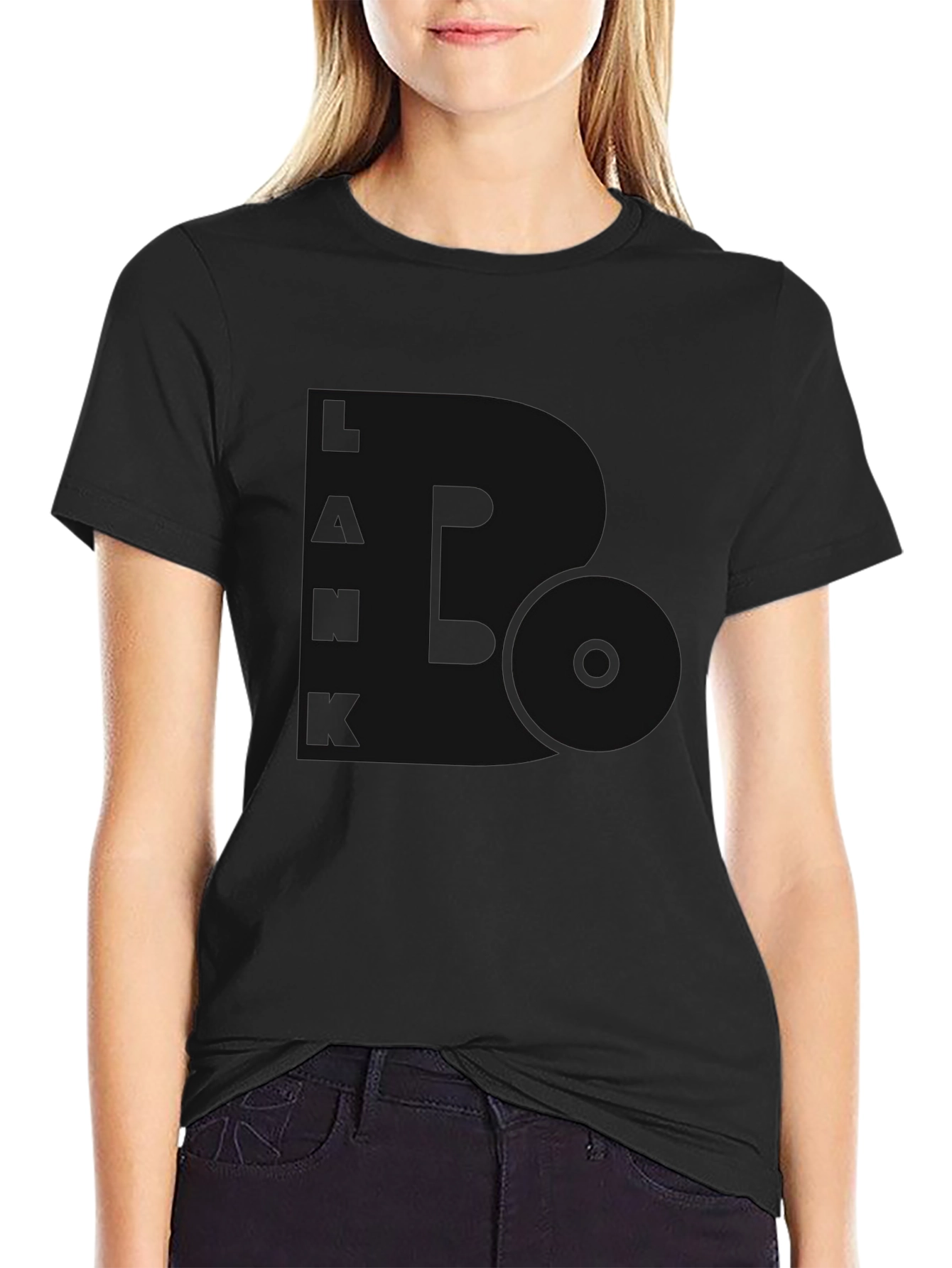 Black Graphic Tee: LANBO Band Design