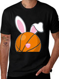 Basketball Easter Bunny T-Shirt