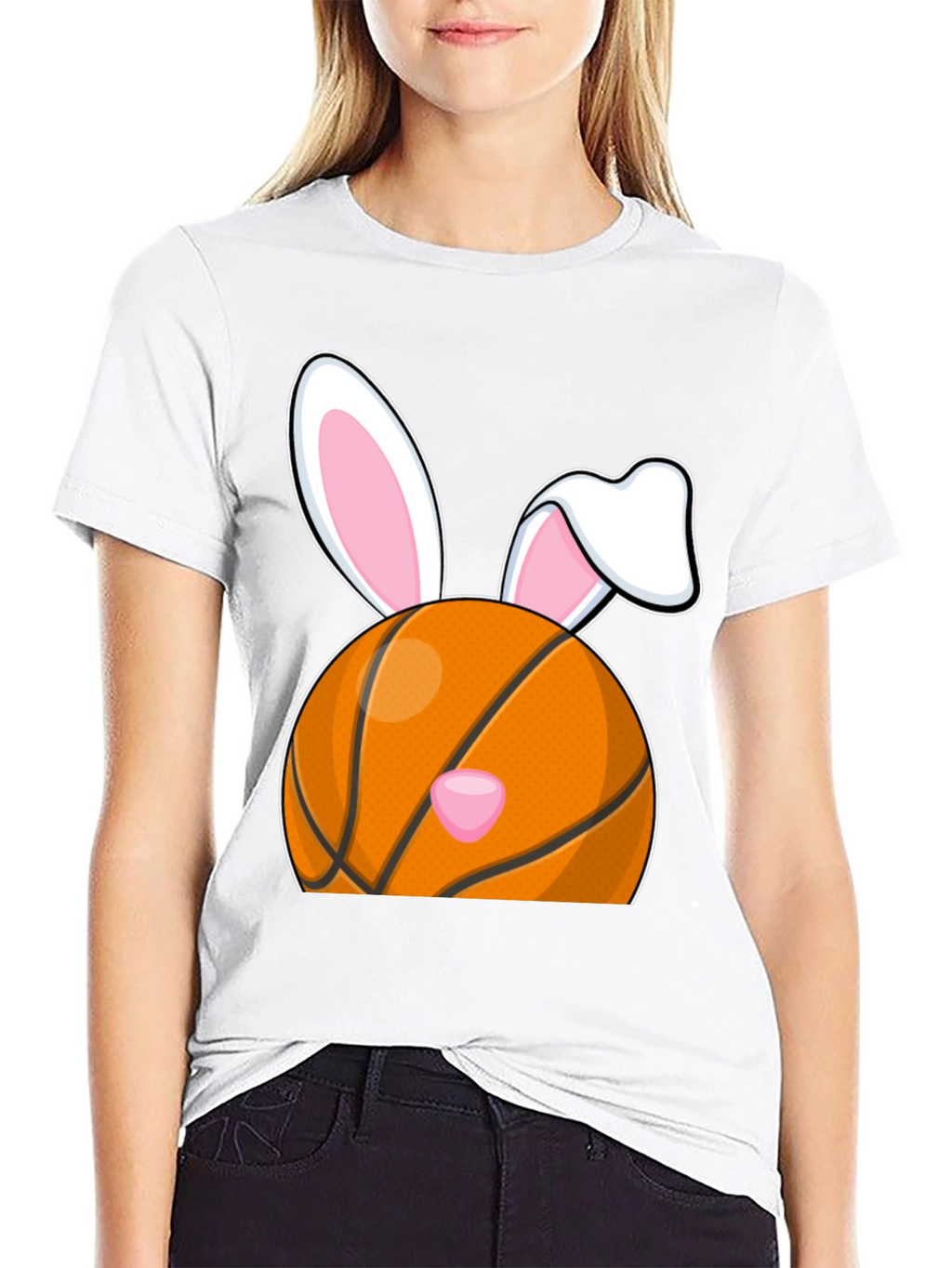 Basketball Easter Bunny T-Shirt