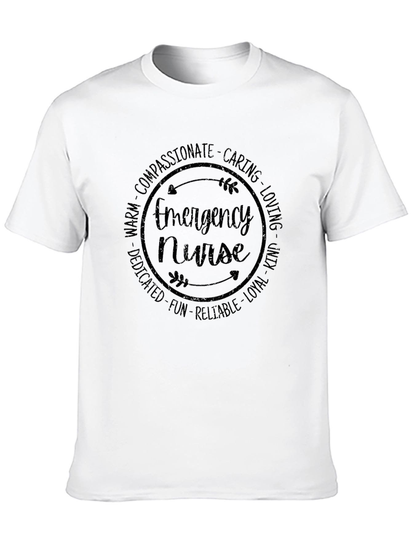 Emergency Nurse T-Shirt - Caring Nurse Apparel
