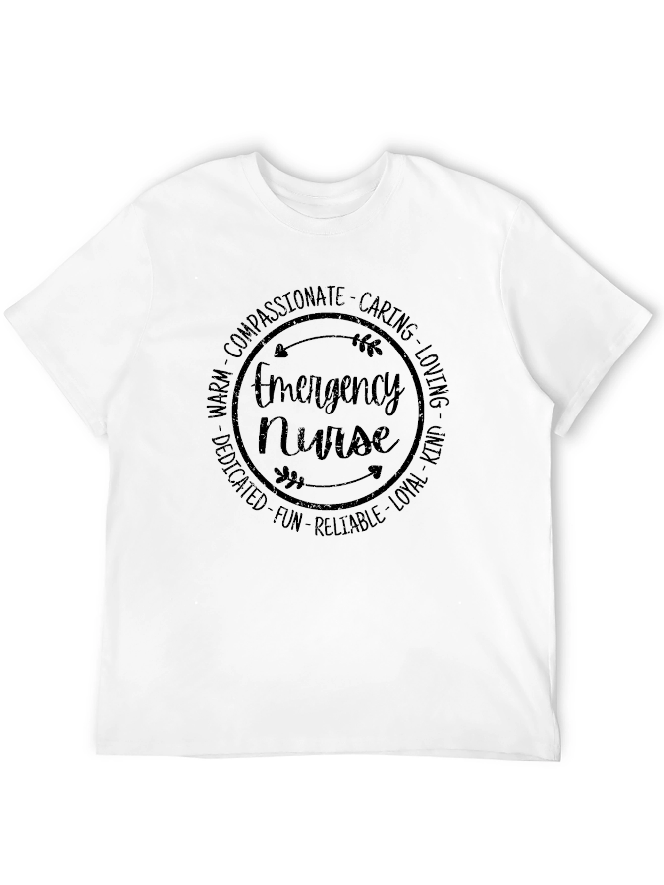 Emergency Nurse T-Shirt - Caring Nurse Apparel