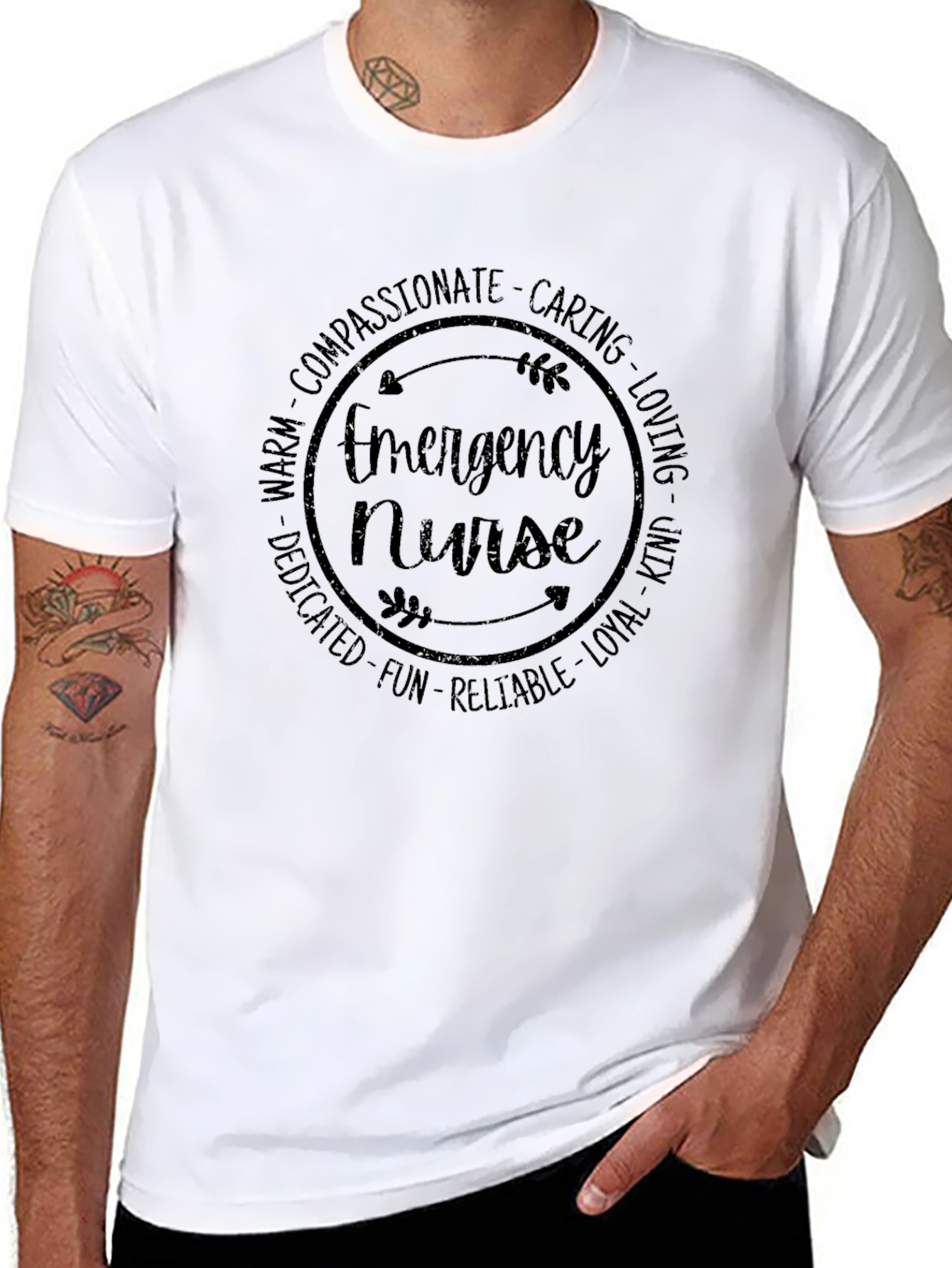 Emergency Nurse T-Shirt - Caring Nurse Apparel