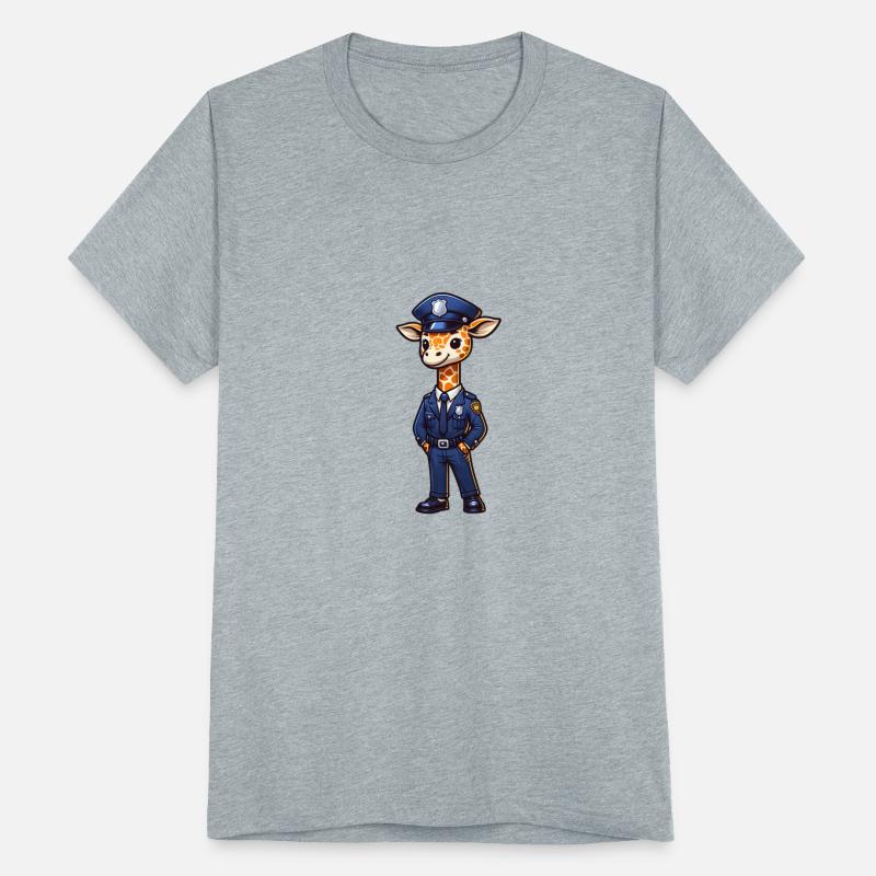 Cute Giraffe Police Officer