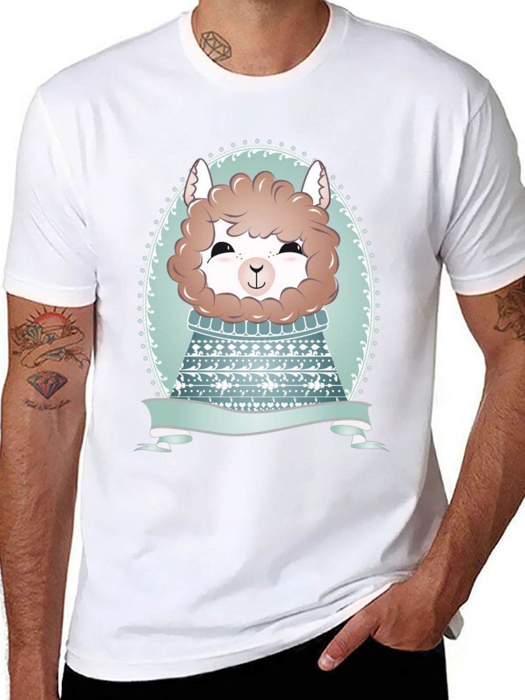 Cute Alpaca T-Shirt - Stylish Animal Graphic Tee