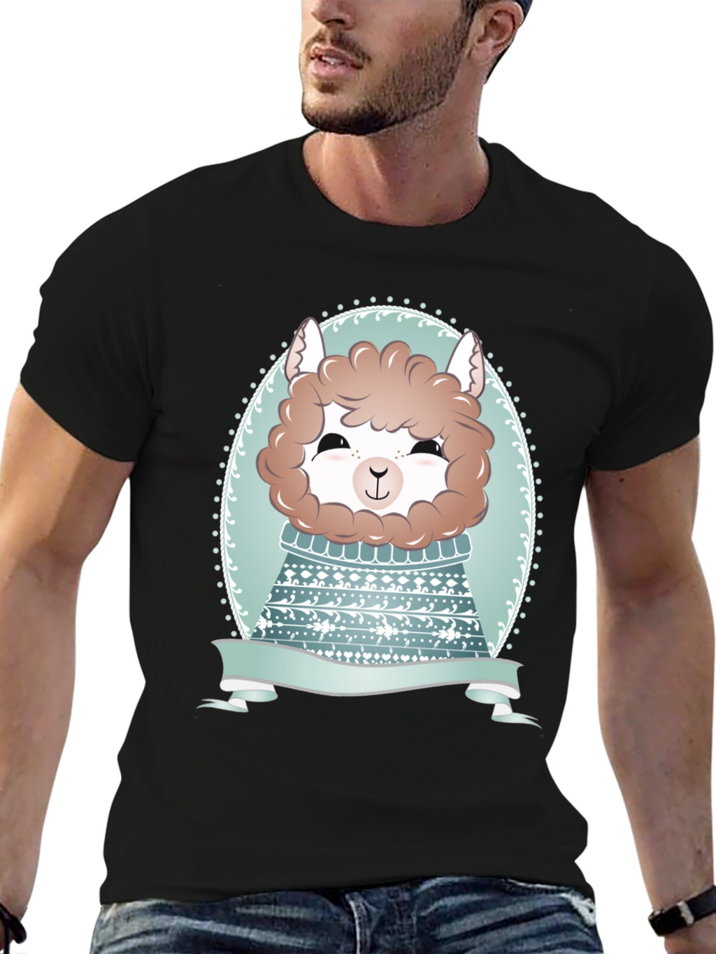 Cute Alpaca T-Shirt - Stylish Animal Graphic Tee