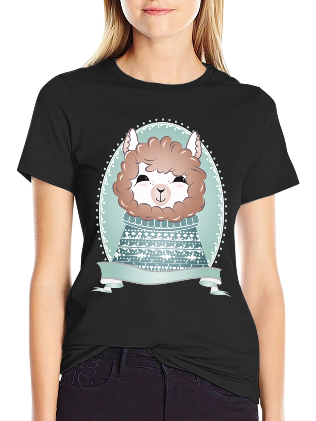 Cute Alpaca T-Shirt - Stylish Animal Graphic Tee