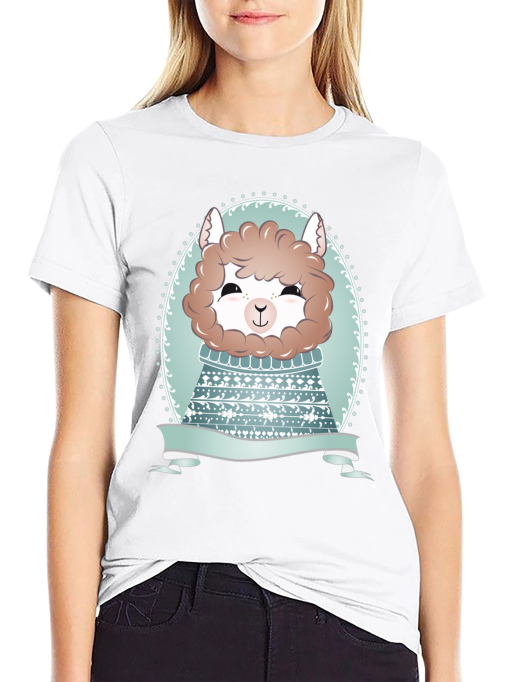 Cute Alpaca T-Shirt - Stylish Animal Graphic Tee