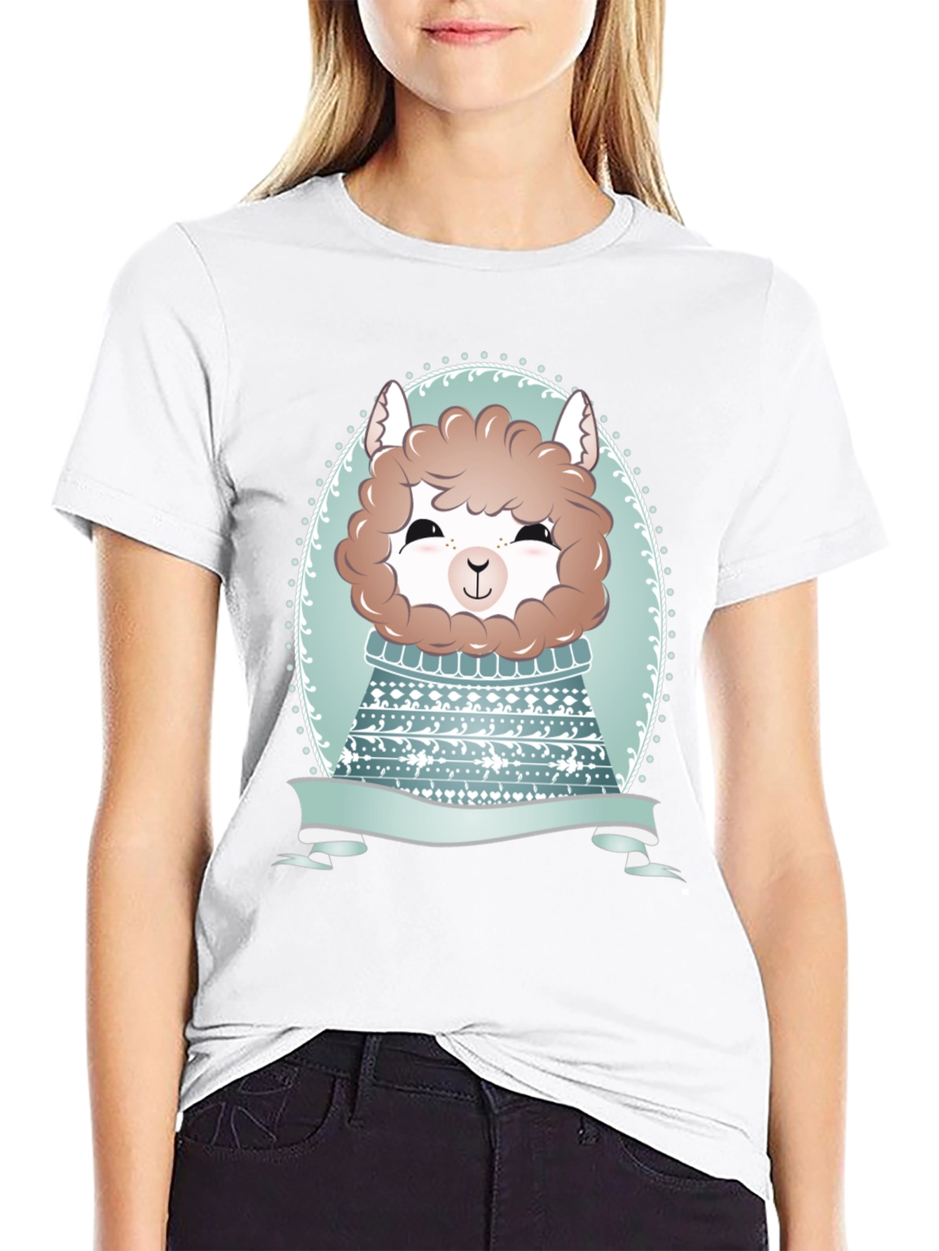 Cute Alpaca T-Shirt - Stylish Animal Graphic Tee
