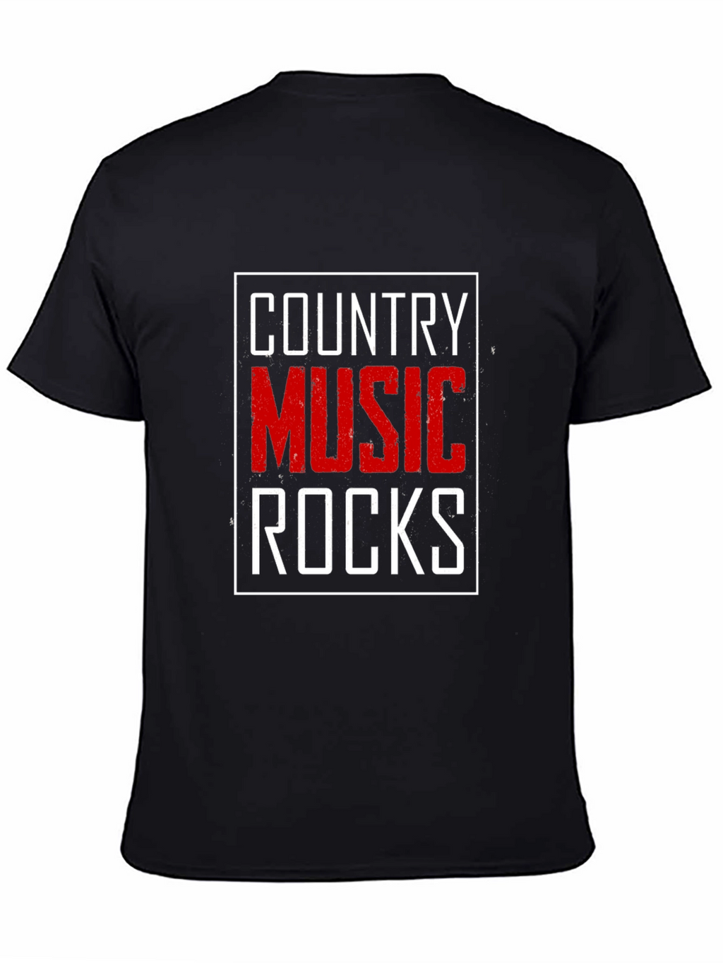 Country Music Rocks Graphic T-Shirt