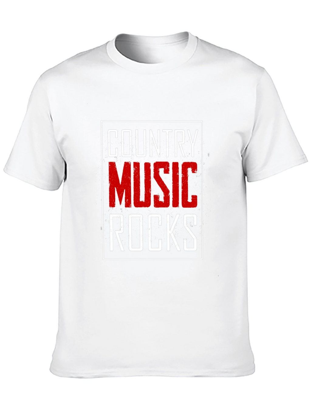 Country Music Rocks Graphic T-Shirt
