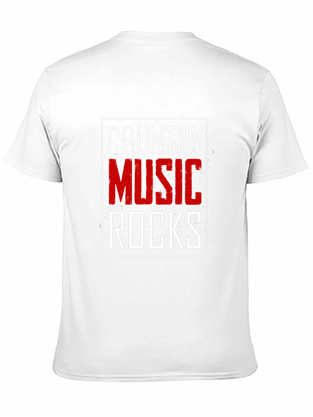 Country Music Rocks Graphic T-Shirt