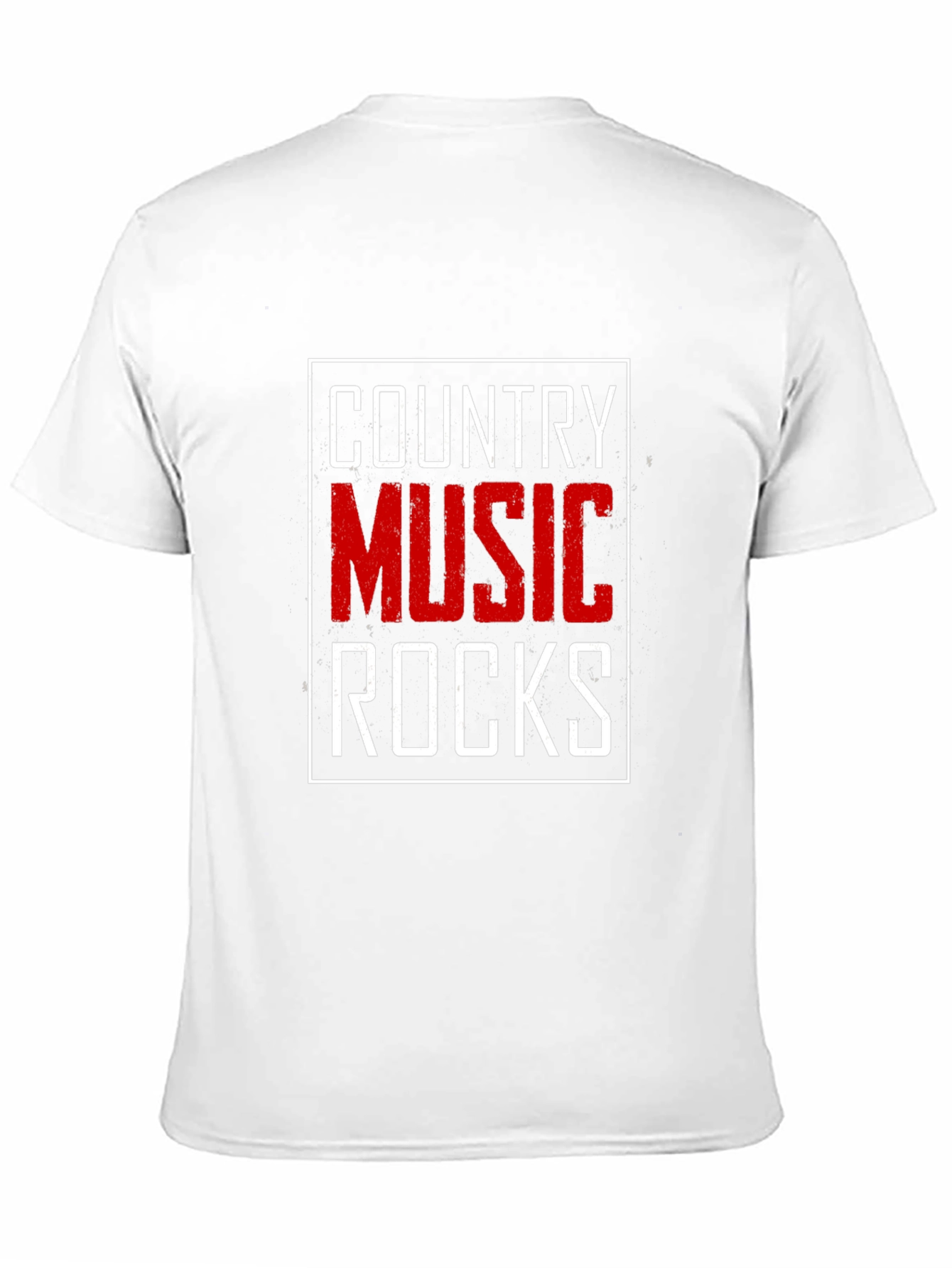 Country Music Rocks Graphic T-Shirt