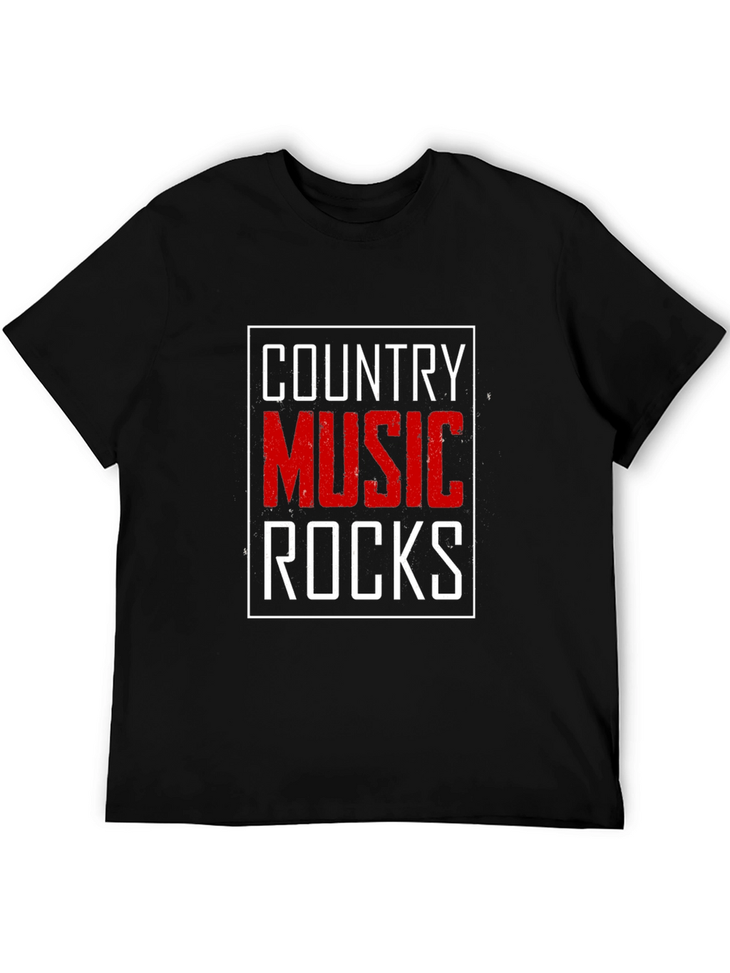 Country Music Rocks Graphic T-Shirt