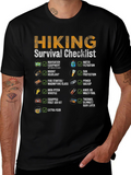 Hiking Survival Checklist T-Shirt