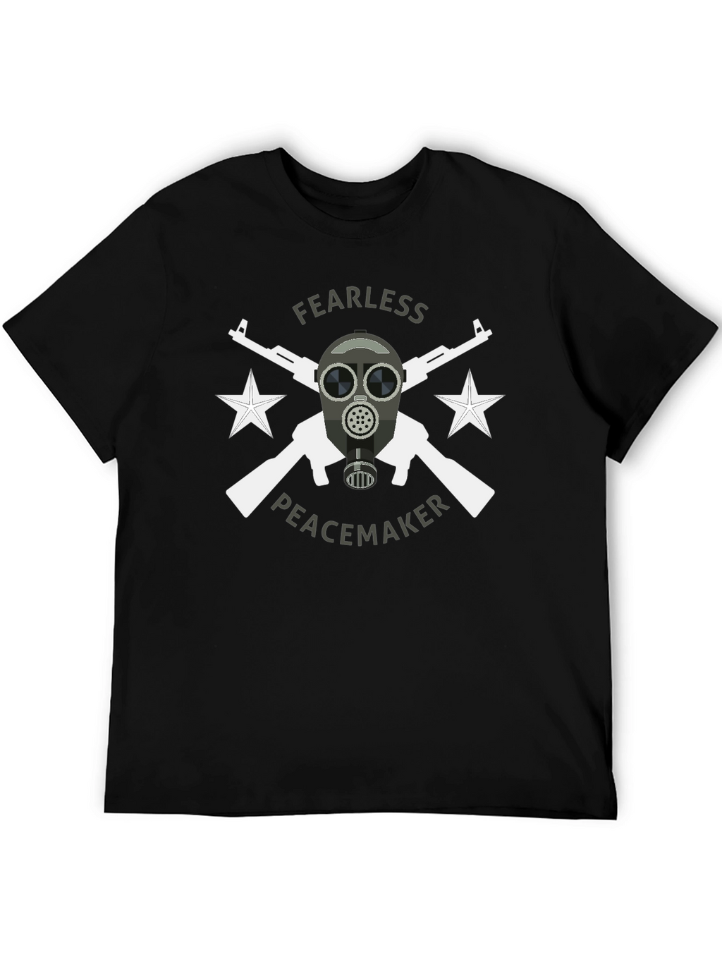 Fearless Peacemaker Graphic Tee - Black