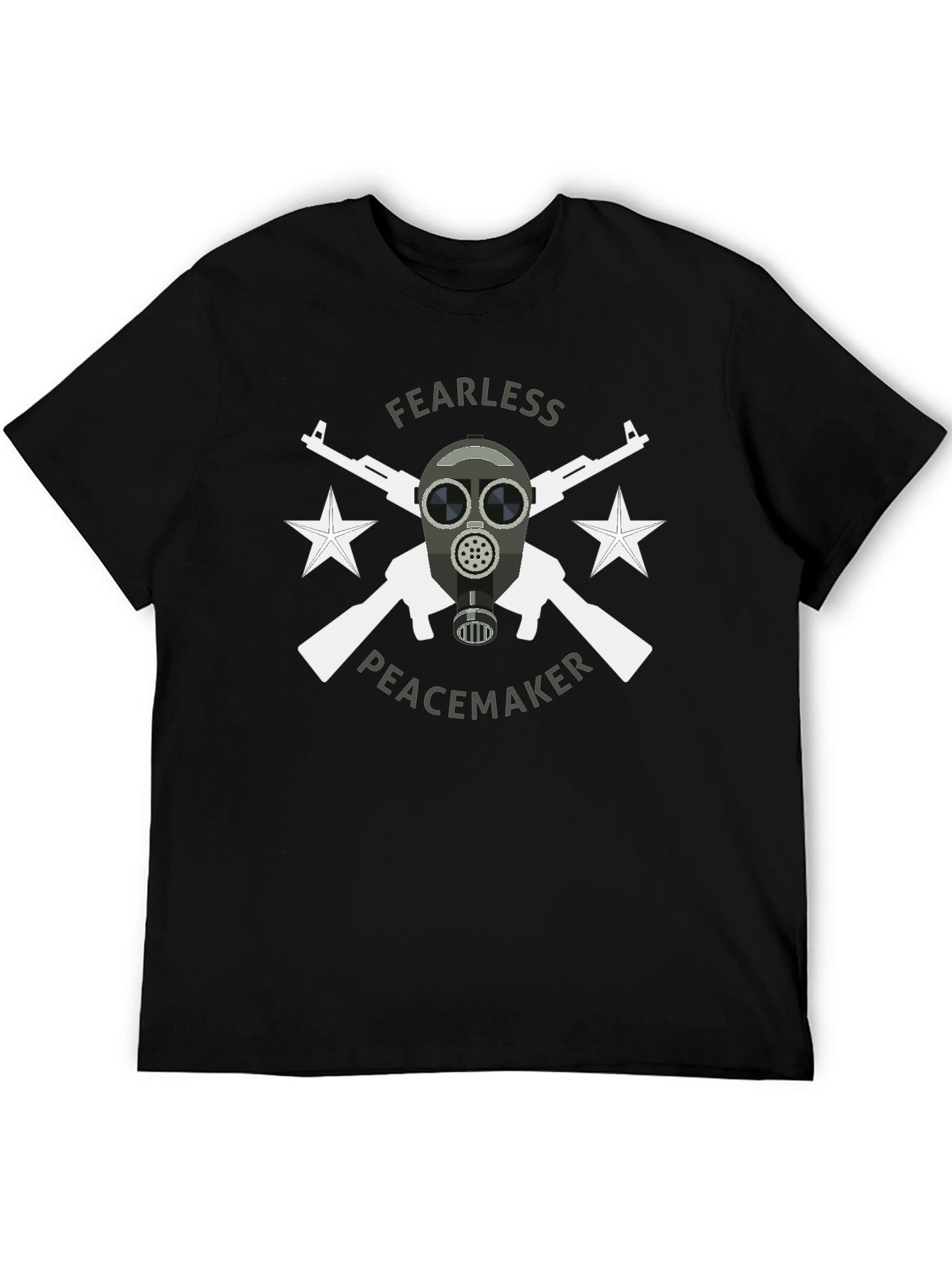 Fearless Peacemaker Graphic Tee - Black