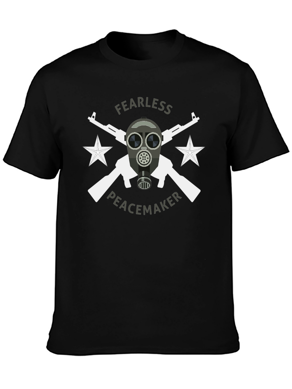 Fearless Peacemaker Graphic Tee - Black
