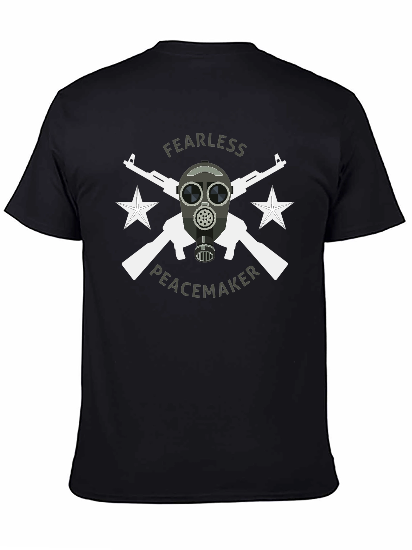 Fearless Peacemaker Graphic Tee - Black