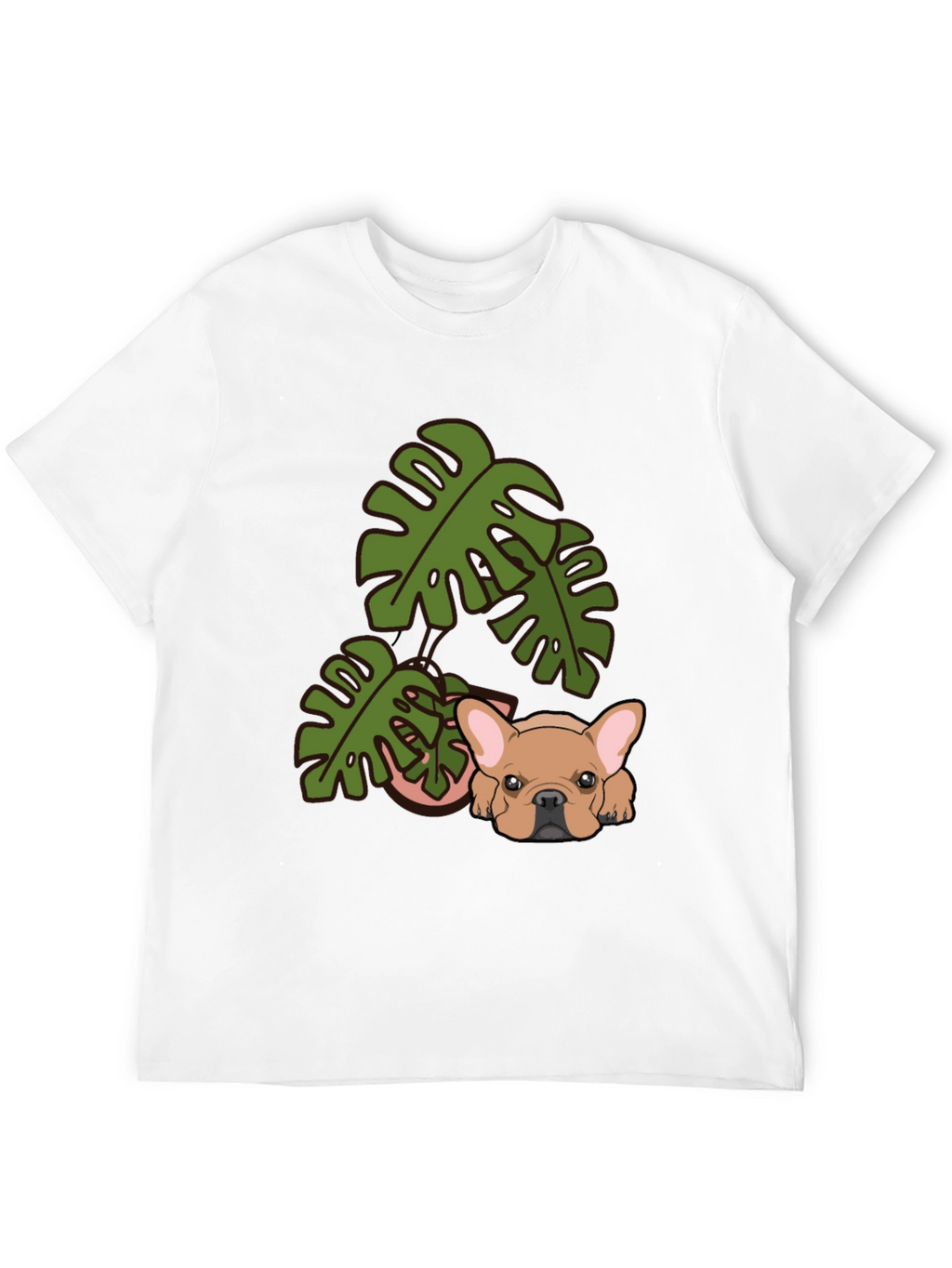 Dog & Monstera Graphic Tee