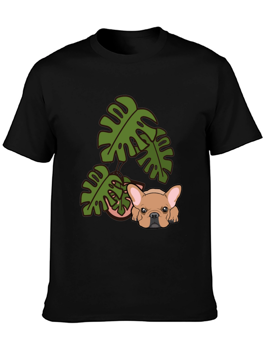 Dog & Monstera Graphic Tee