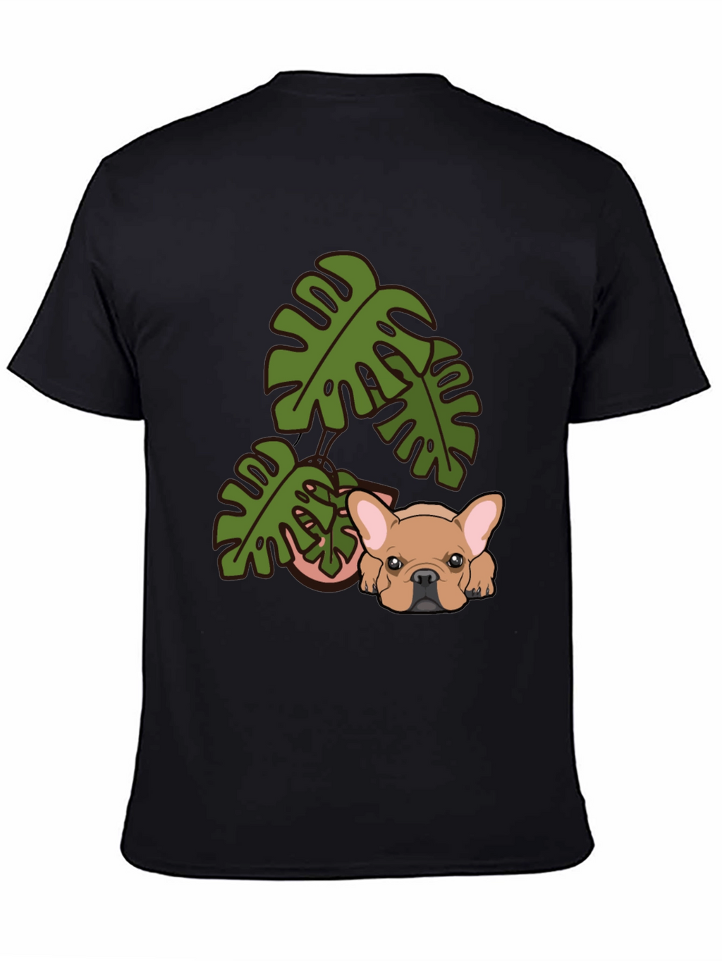Dog & Monstera Graphic Tee