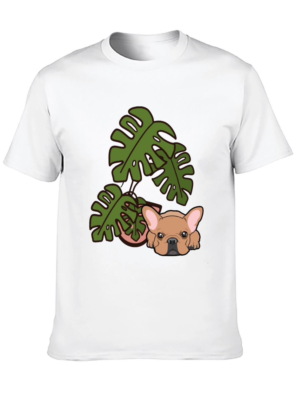 Dog & Monstera Graphic Tee