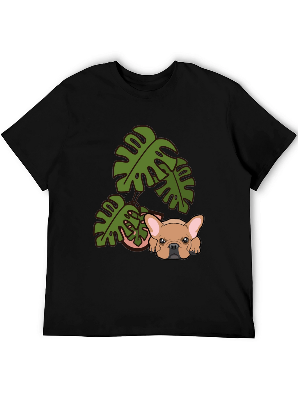 Dog & Monstera Graphic Tee