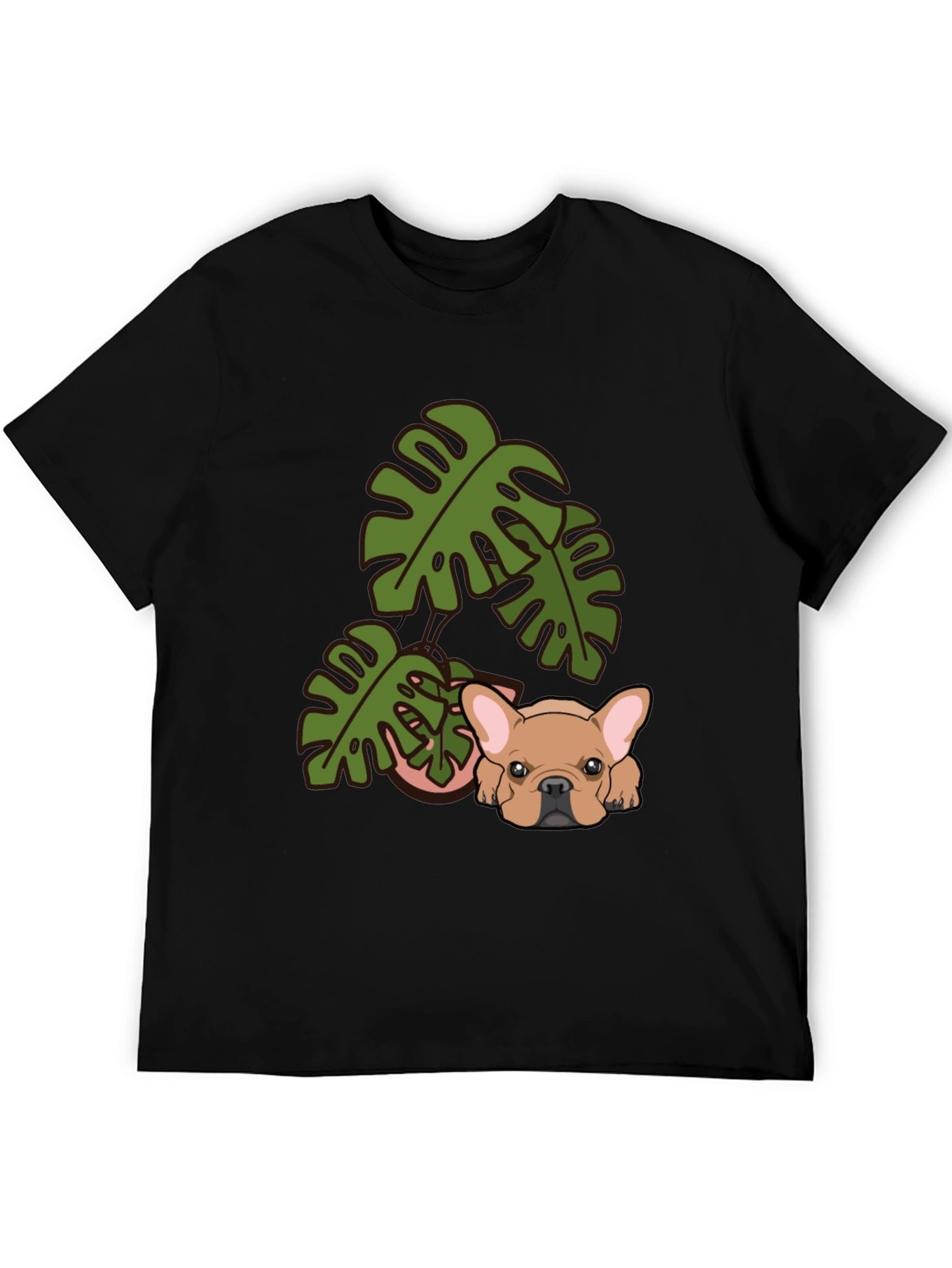 Dog & Monstera Graphic Tee