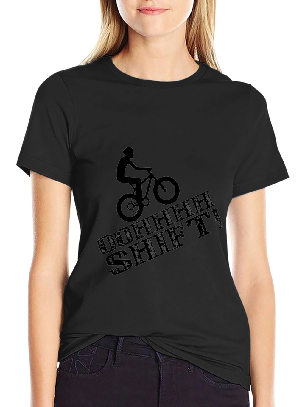 OOHHH SHIFT! Mountain Biker Graphic Tee