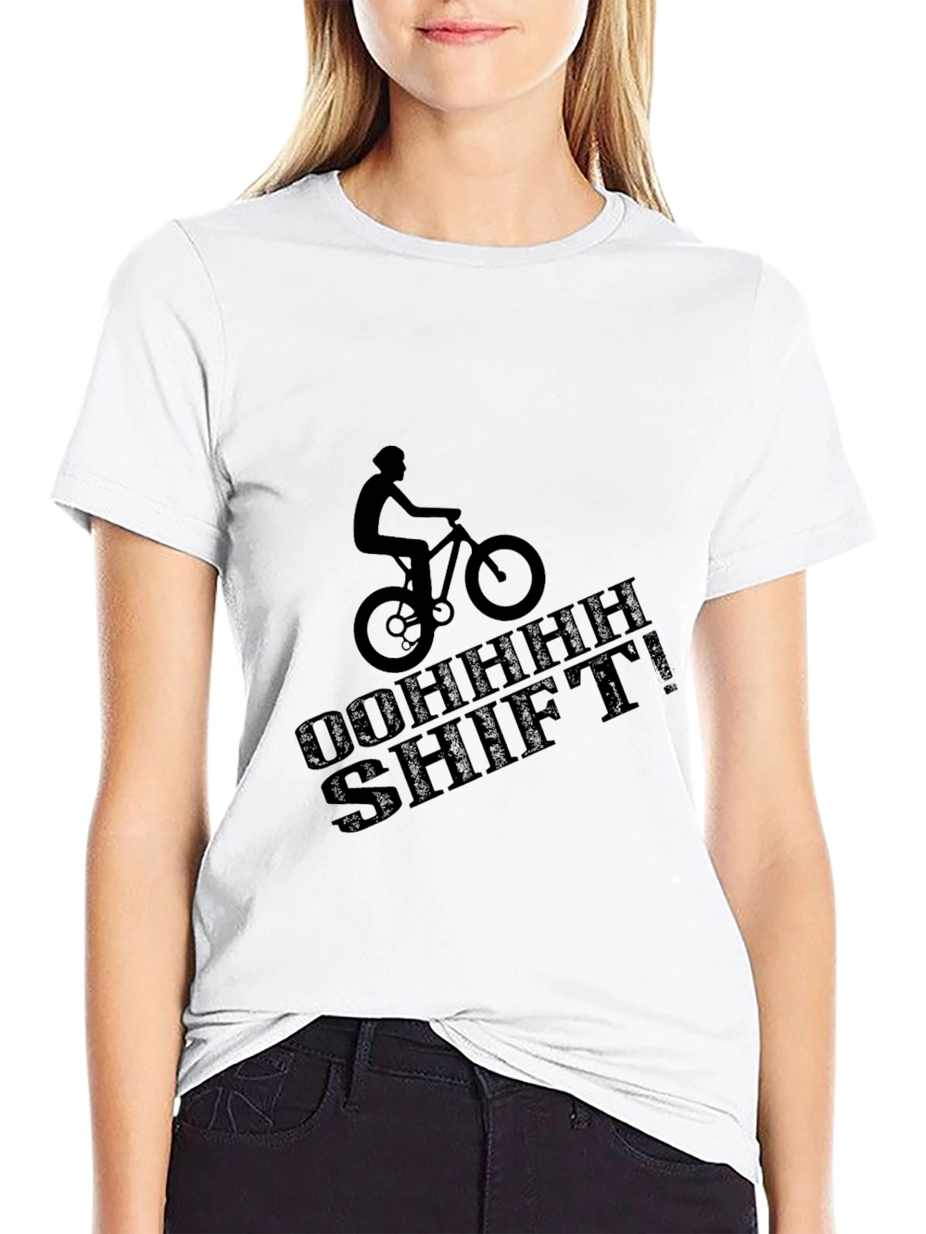OOHHH SHIFT! Mountain Biker Graphic Tee