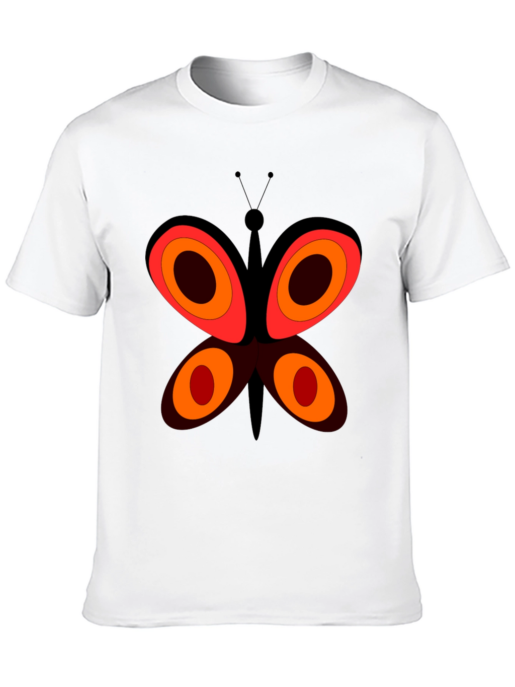 Butterfly Graphic Tee - Modern Art T-Shirt