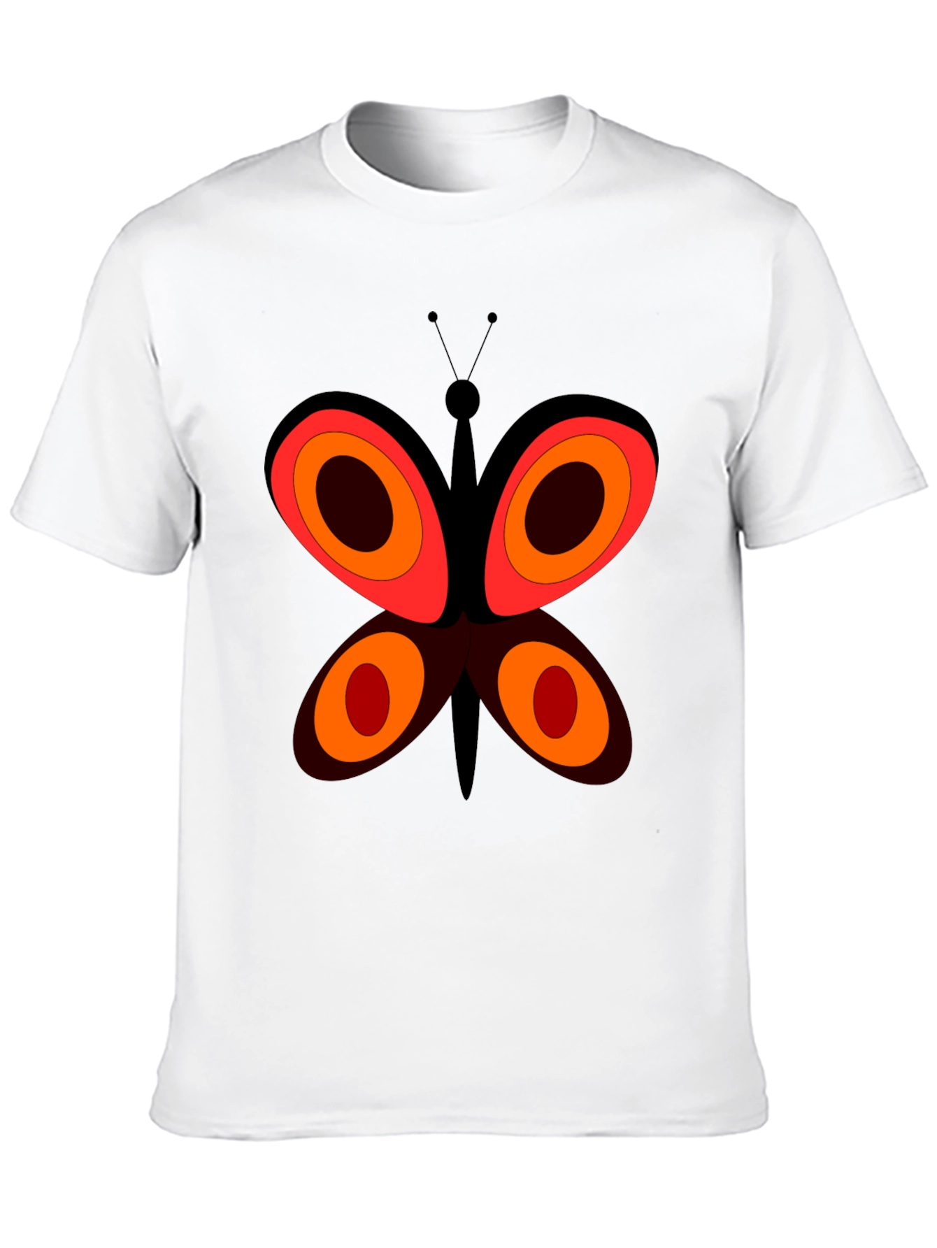 Butterfly Graphic Tee - Modern Art T-Shirt