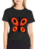 Butterfly Graphic Tee - Modern Art T-Shirt