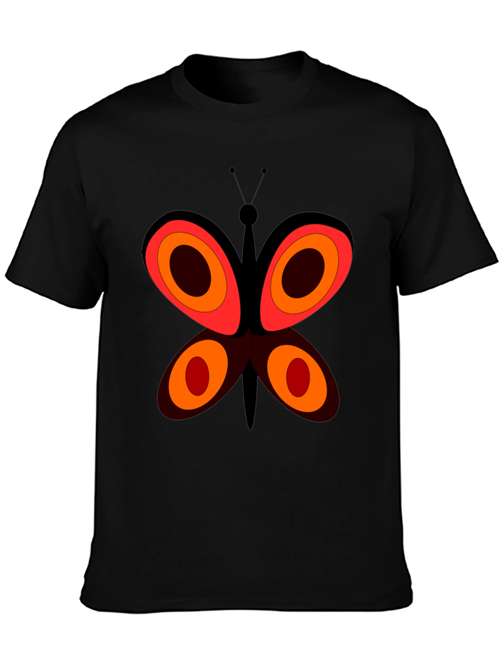 Butterfly Graphic Tee - Modern Art T-Shirt