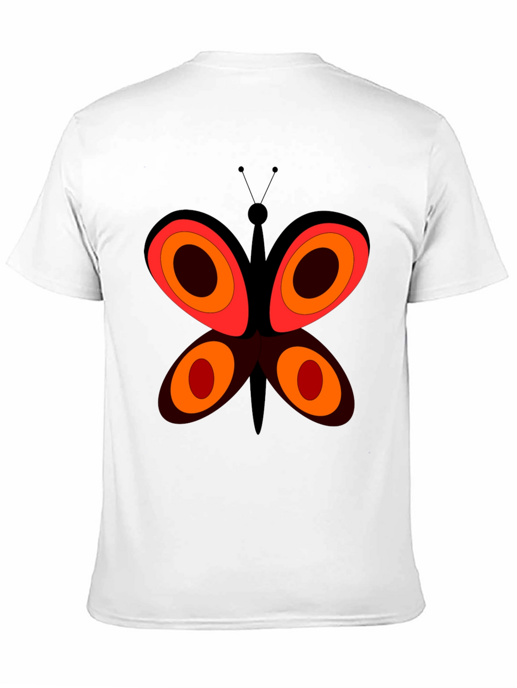 Butterfly Graphic Tee - Modern Art T-Shirt