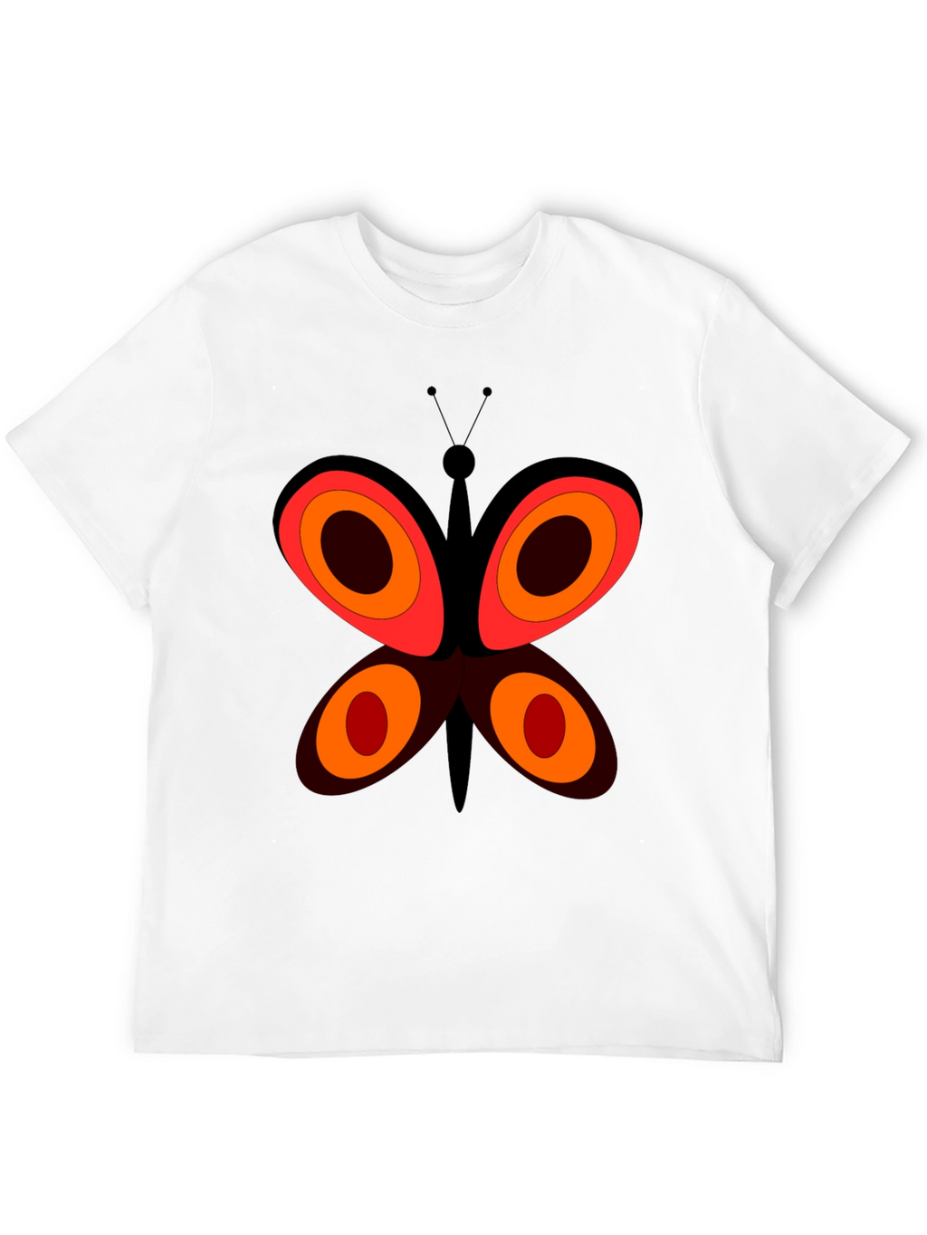Butterfly Graphic Tee - Modern Art T-Shirt
