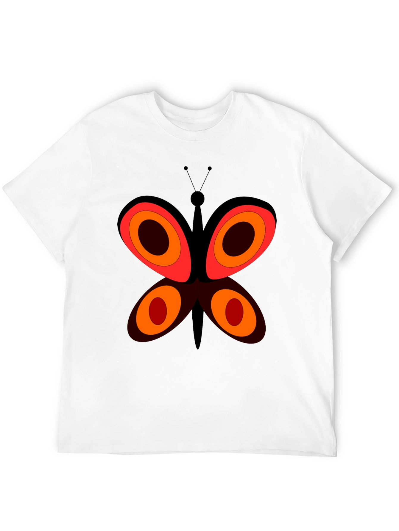 Butterfly Graphic Tee - Modern Art T-Shirt