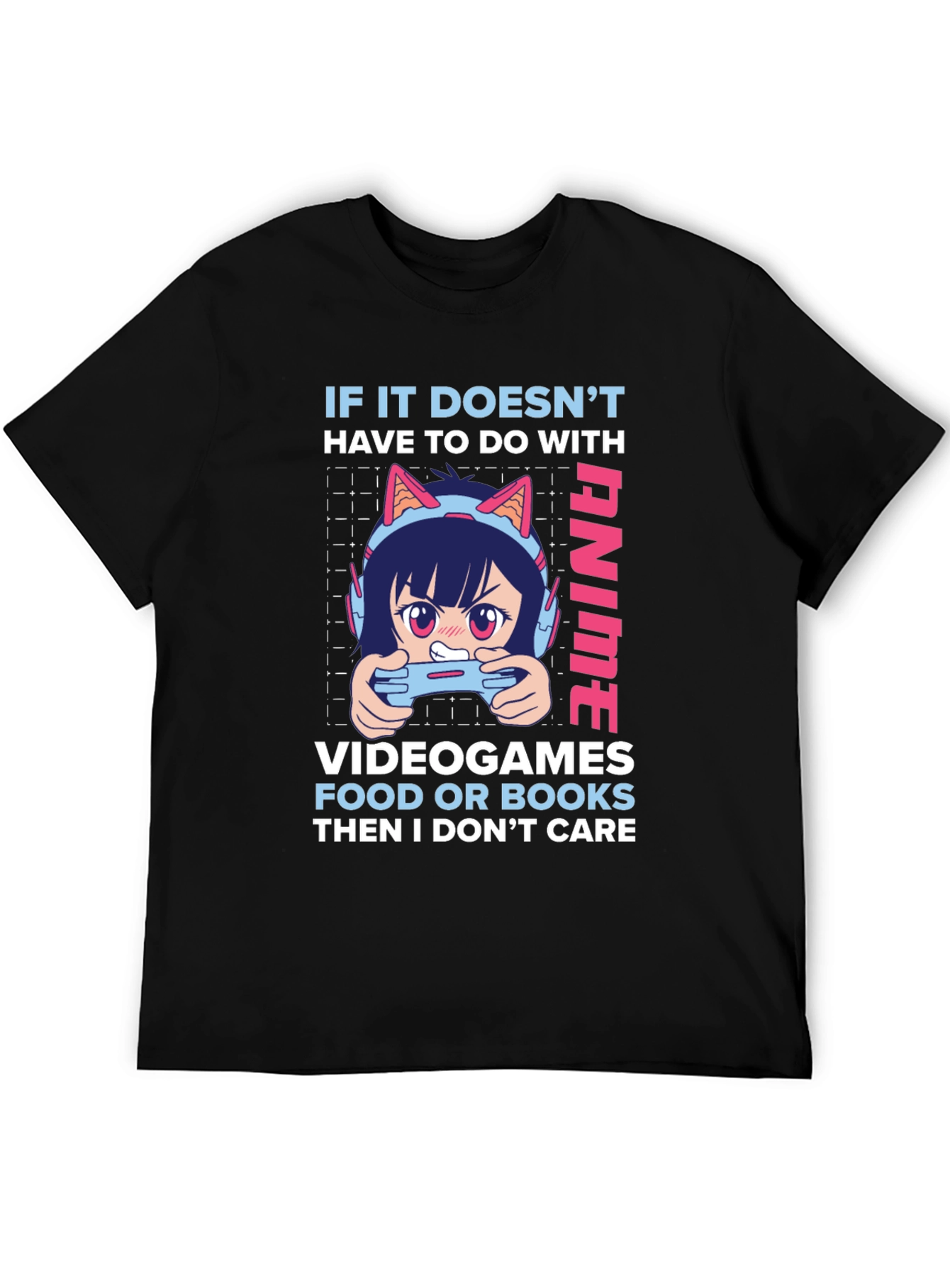 Anime Lover Graphic Tee - Gamer Girl Style