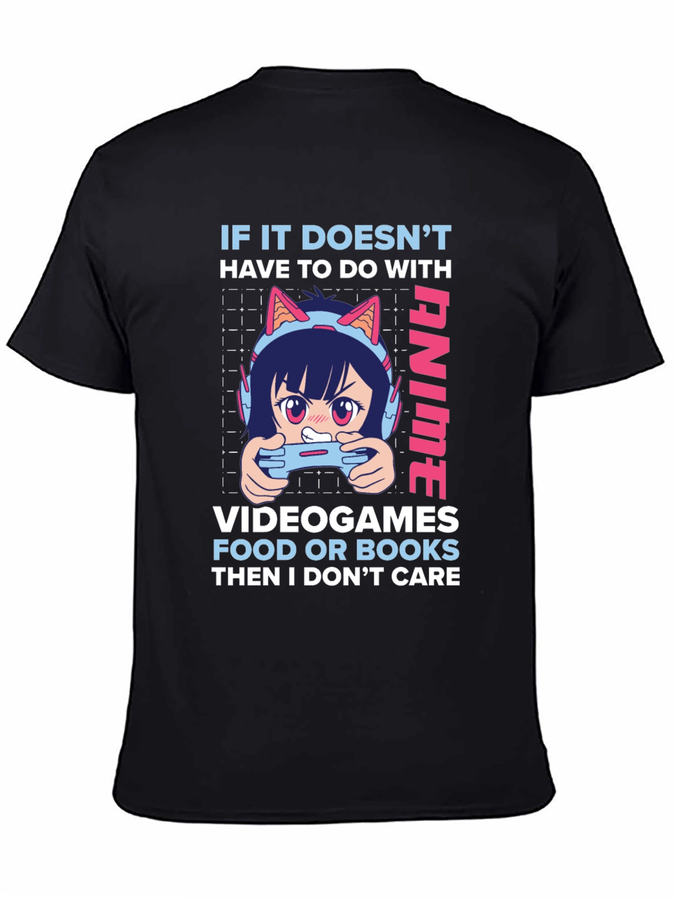 Anime Lover Graphic Tee - Gamer Girl Style