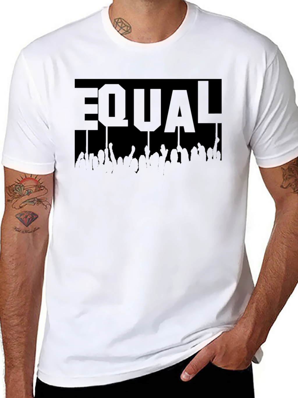 Equal Rights Graphic Tee - Black