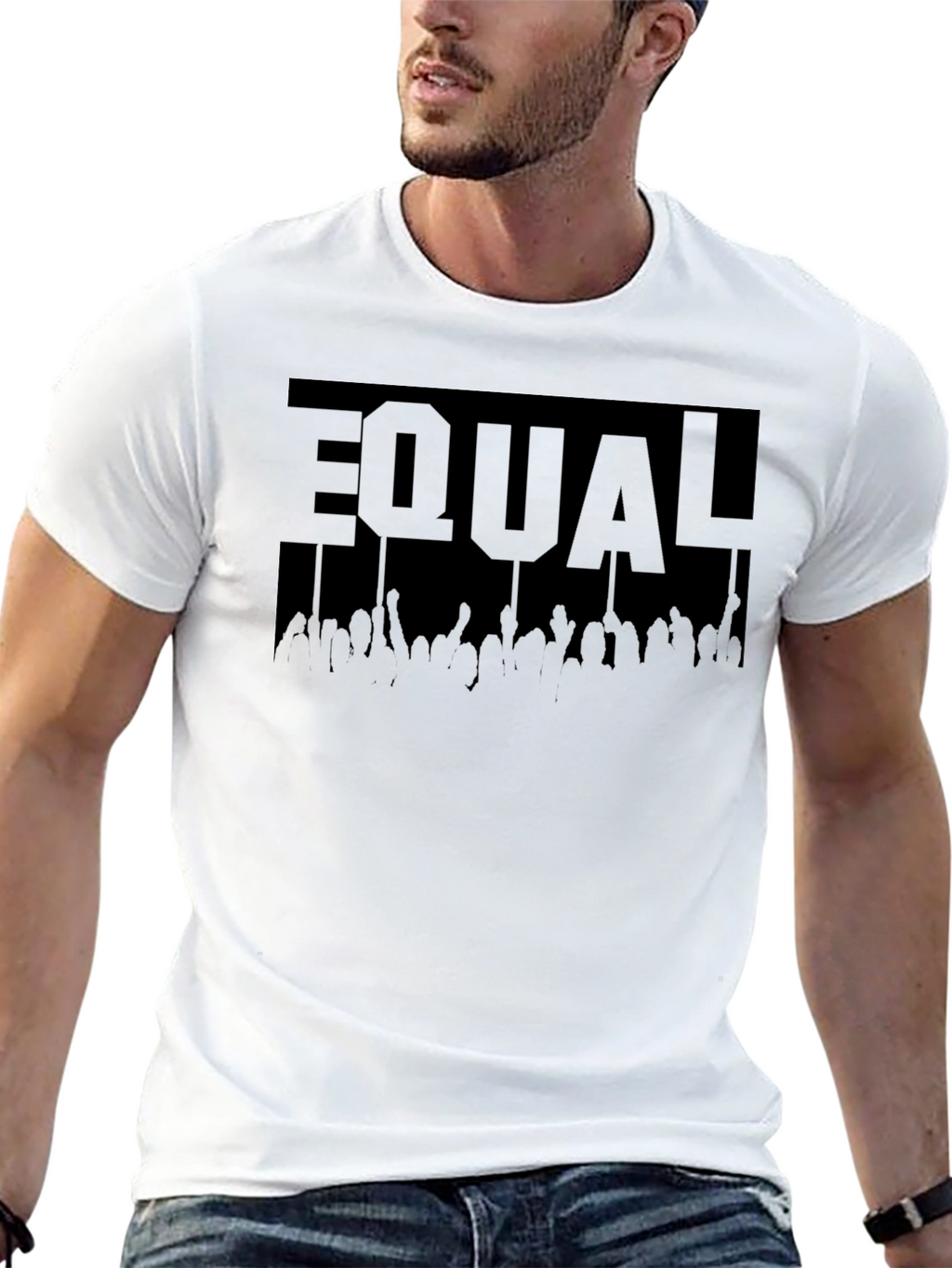 Equal Rights Graphic Tee - Black