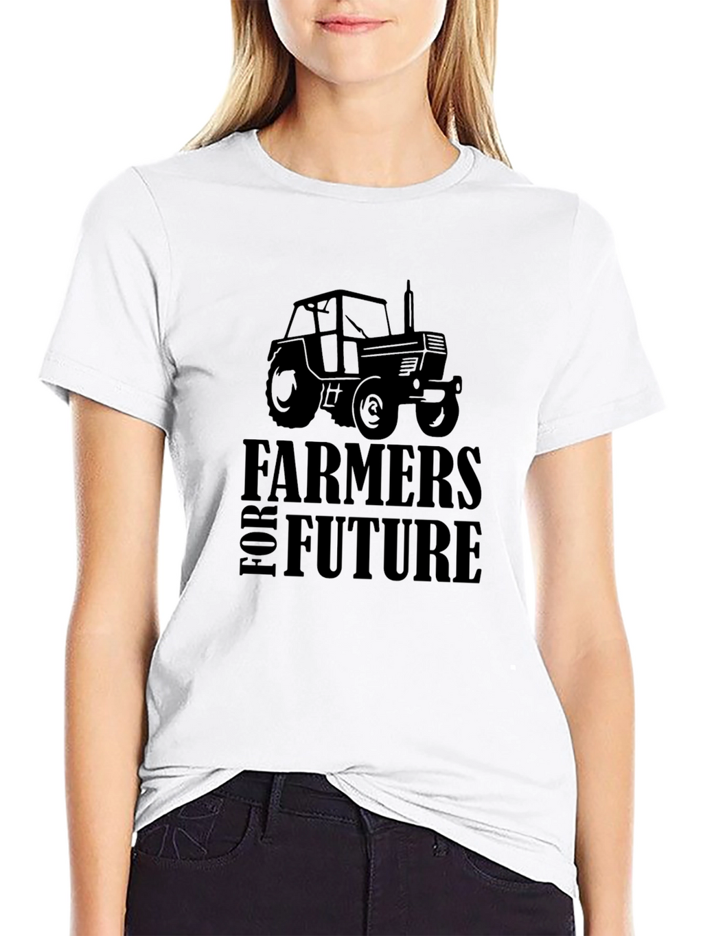 Farmers For Future Black Graphic Tee