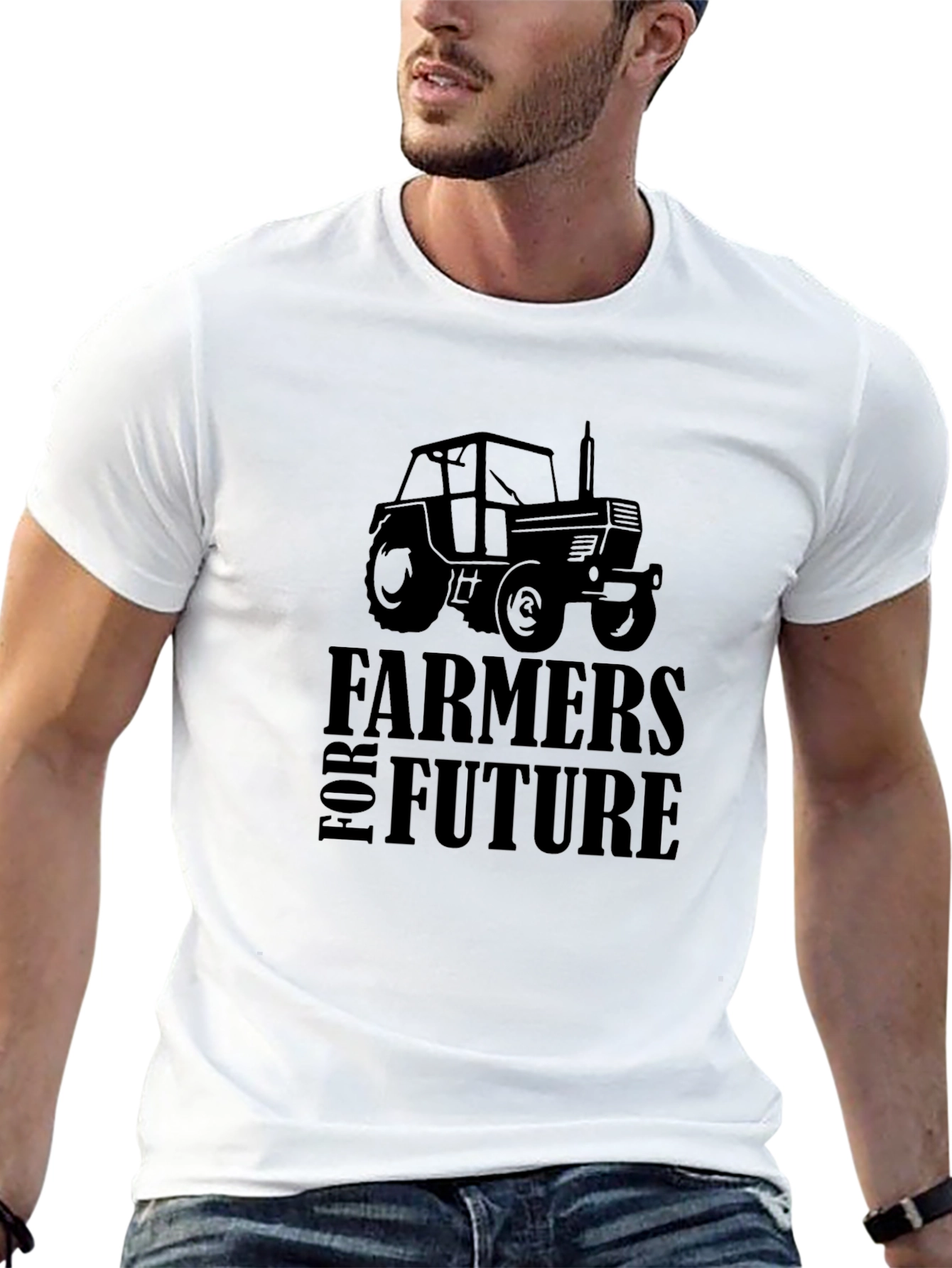 Farmers For Future Black Graphic Tee