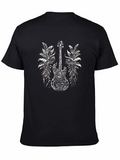 Guitar Graphic Black T-Shirt