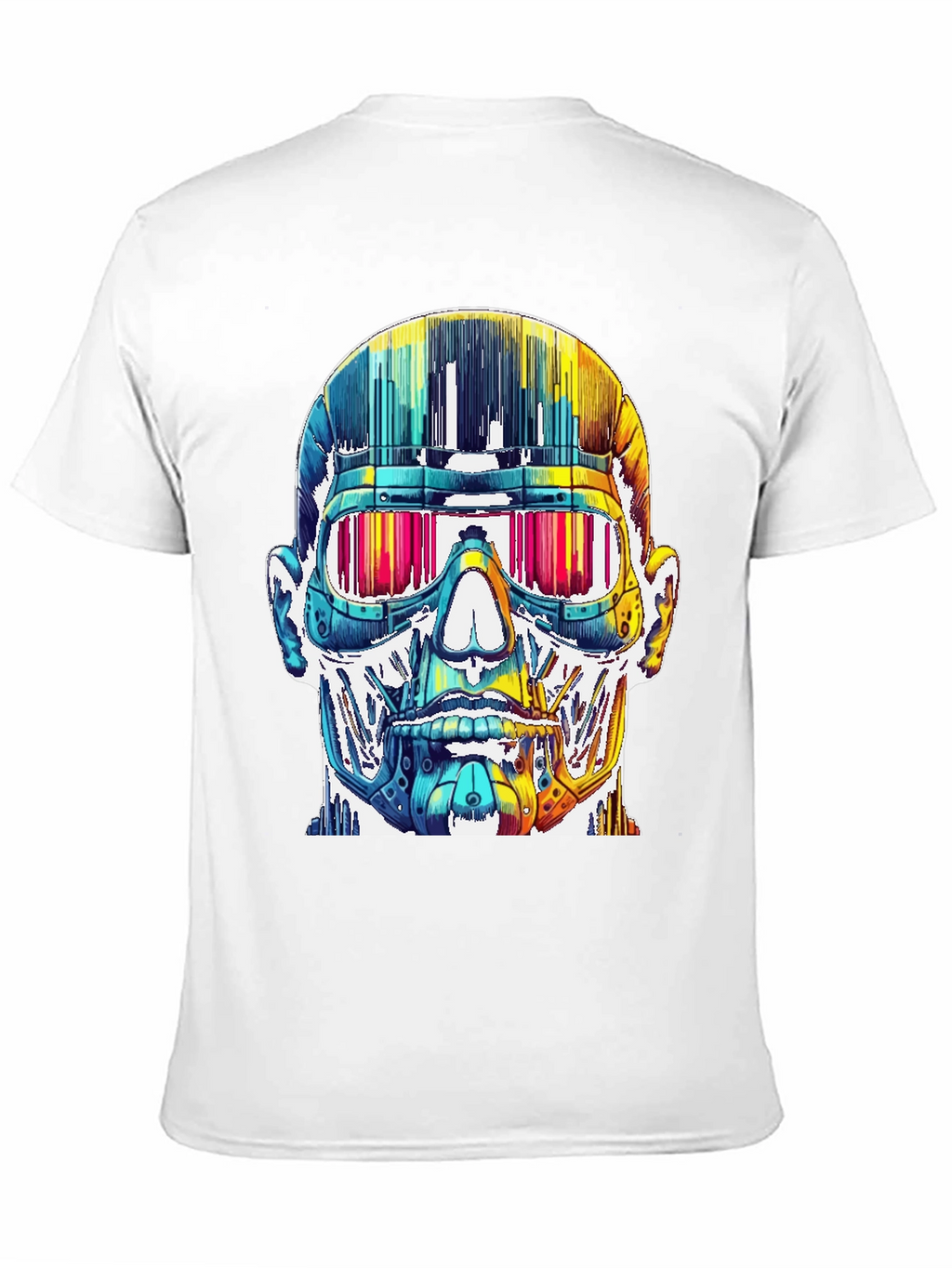 Cyberpunk Skull Graphic Tee