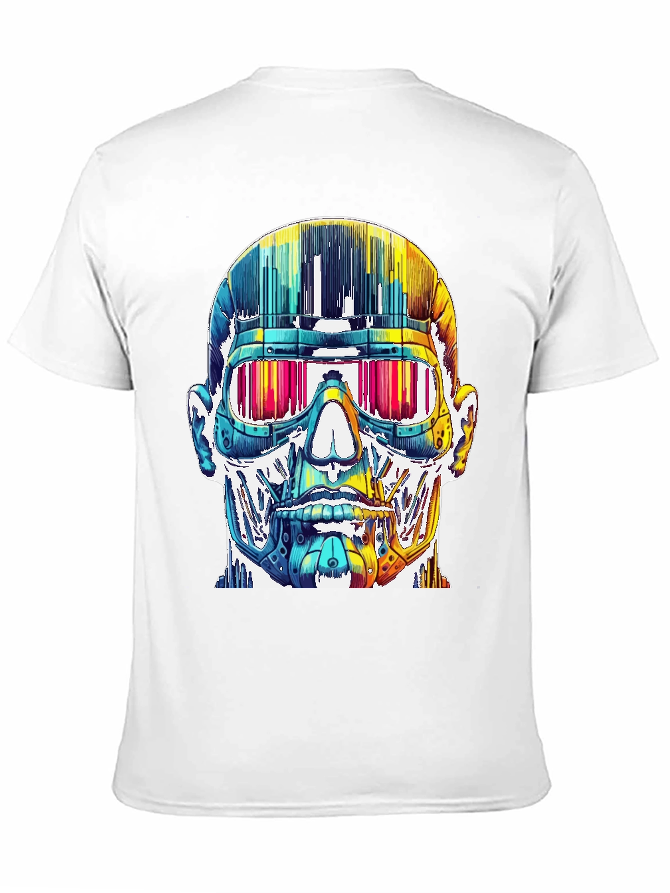 Cyberpunk Skull Graphic Tee