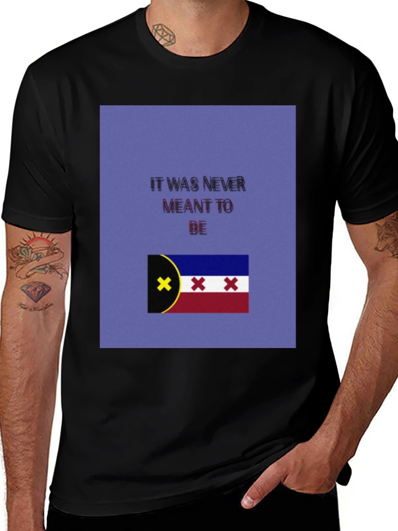 LManburg Flag T-Shirt - It Was Never Meant To Be Tee