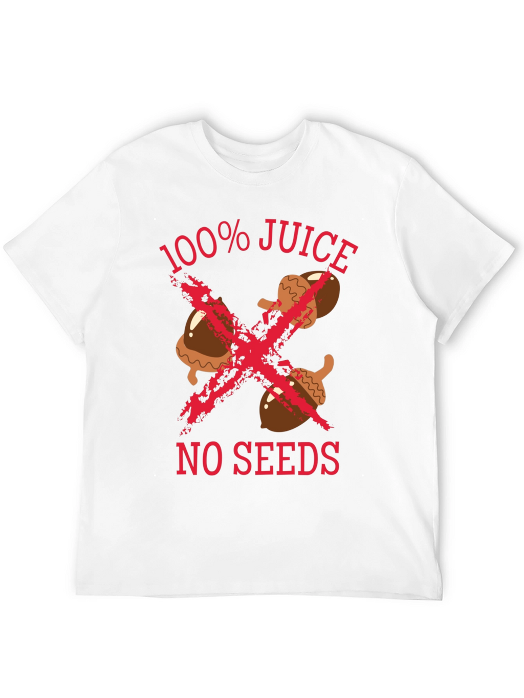 100% Juice No Seeds Graphic Tee - Black