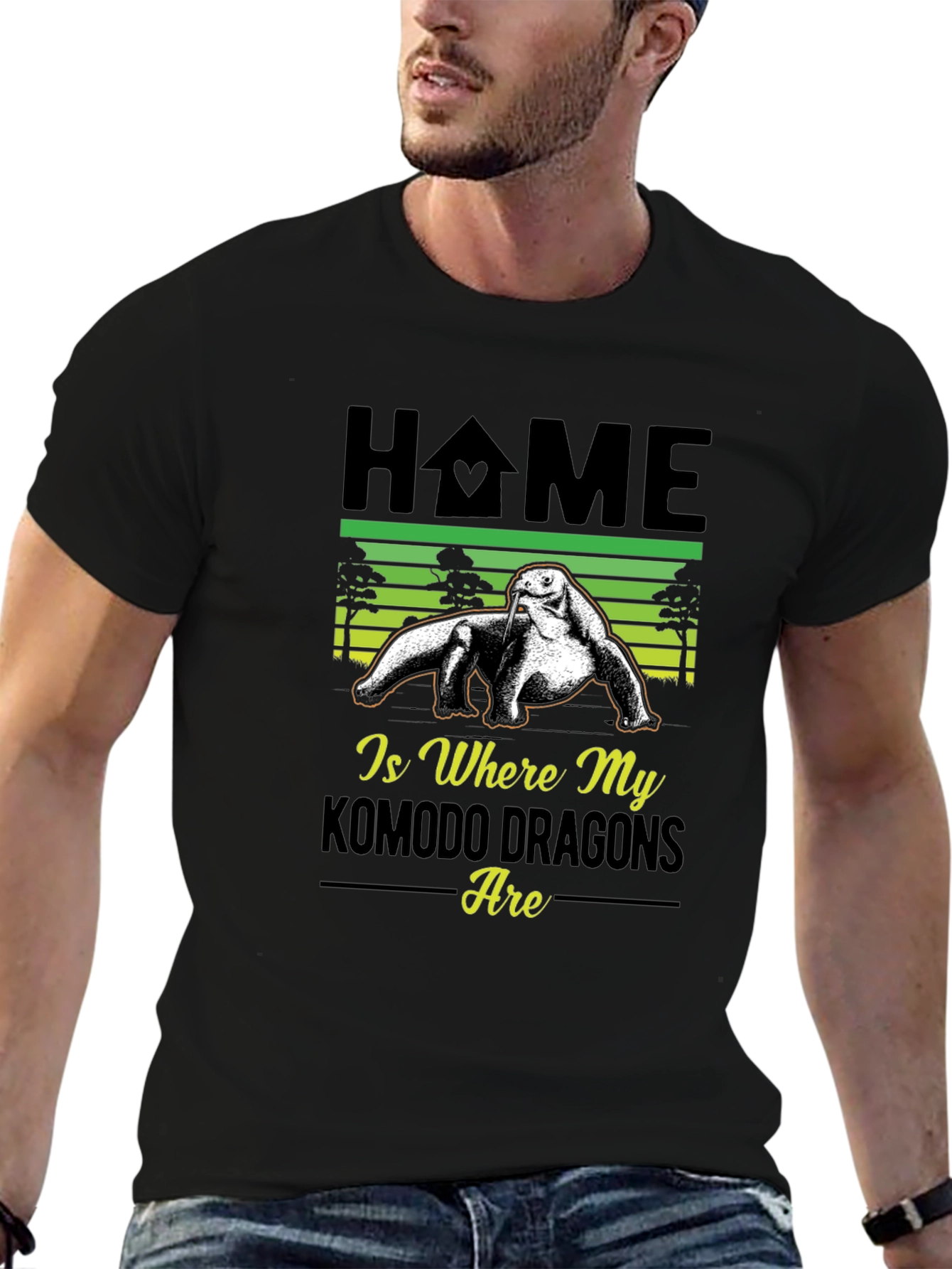 Home is Where My Komodo Dragons Are T-Shirt