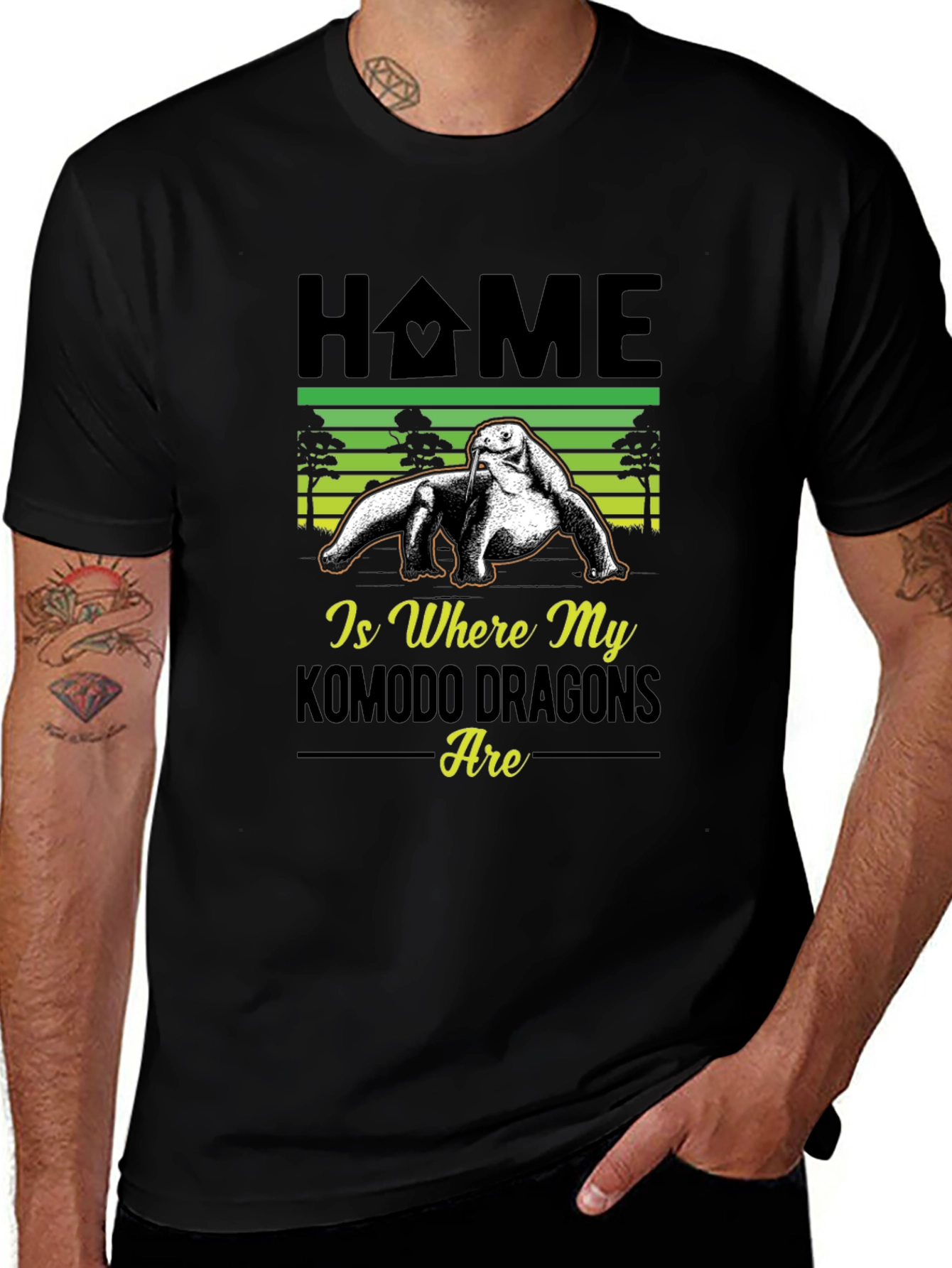 Home is Where My Komodo Dragons Are T-Shirt
